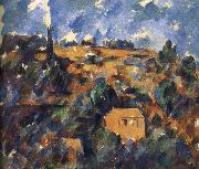 Paul Cezanne van het huis op een heuvel Germany oil painting artist